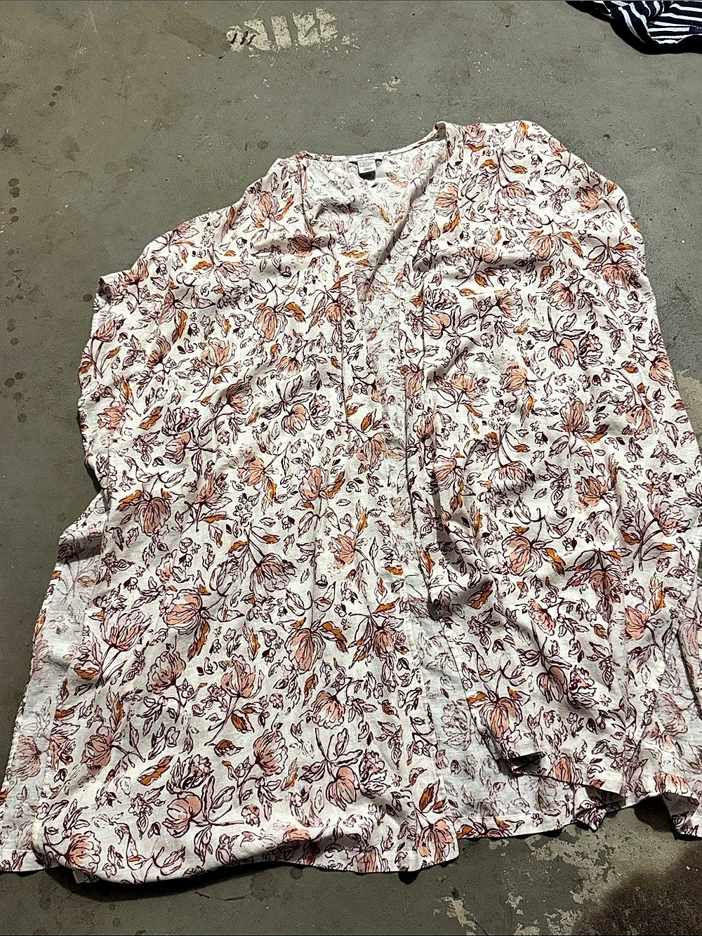 haute hippie Floral tunic in White & Brown